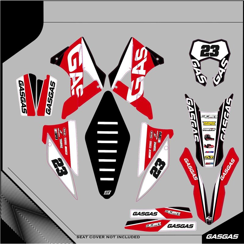 Grafiche personalizzate GASGAS FS 450-GRFK-179-Rimotoshop