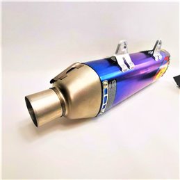 Exhaust silencer KTM 250/350/450 SX-F 07-15, EXC-F 08-16, SMR 07-10 Factory 4.1 anodized carbon cap 