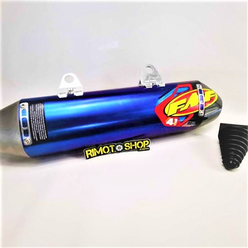 Exhaust silencer KTM 250/350/450 SX-F 07-15, EXC-F 08-16, SMR 07-10 Factory 4.1 anodized carbon cap Exhaust silencer KTM 250/350/450 SX-F 07-15, EXC-F 08-16, SMR 07-10 Factory 4.1 anodized carbon cap