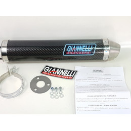 GIANNELLI Silenziatore carbonio 2T fondello ALLUMINIO APRILIA RS 125