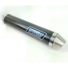 GIANNELLI Silenziatore carbonio 2T fondello ALLUMINIO APRILIA RS 125