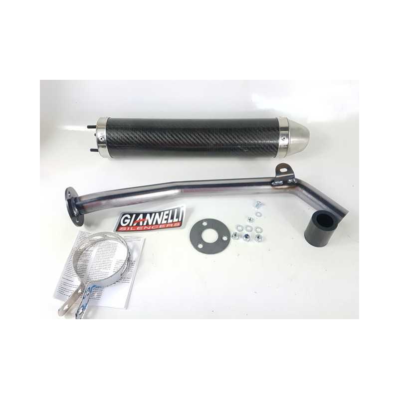 APRILIA MX 125 GIANNELLI Silenziatore carbonio 2T fondello