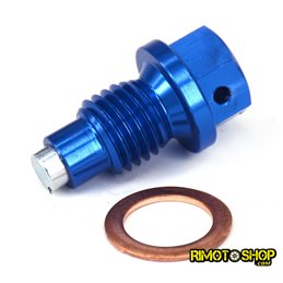 Bouchon vidange magnétique Yamaha WR 250 F 2006-2018 blu-RMT-YAM01-RiMotoShop