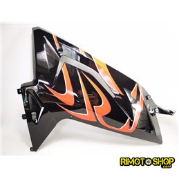 CARENA SUPERIORE Derecha negro + adhesivo Aprilia RS 125-109904-RiMotoShop