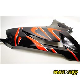 CARENA SUPERIORE Derecha negro + adhesivo Aprilia RS 125-109904-RiMotoShop