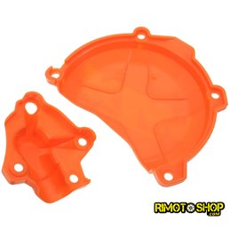 Clutch crankcase cover and water pump Ktm Freeride 350