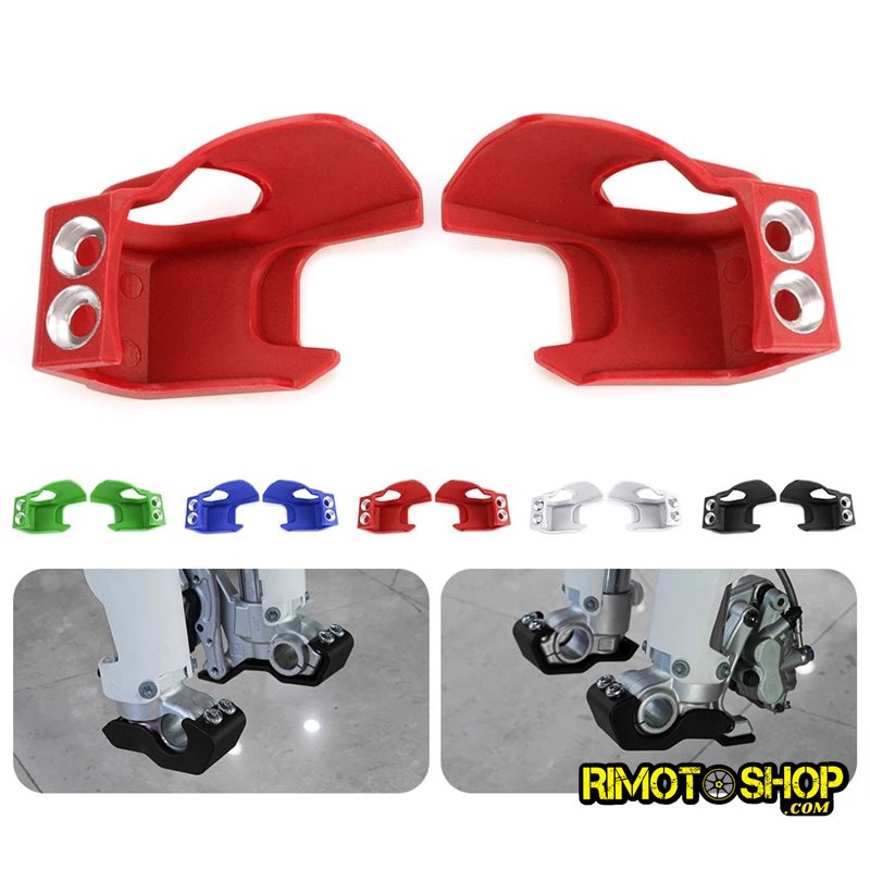 Fork feet Protectors Honda Crf r 450 2009-2022-PRO-FORK03-RiMotoShop Fork feet Protectors Honda Crf r 450 2009-2022-PRO-FORK03-RiMotoShop