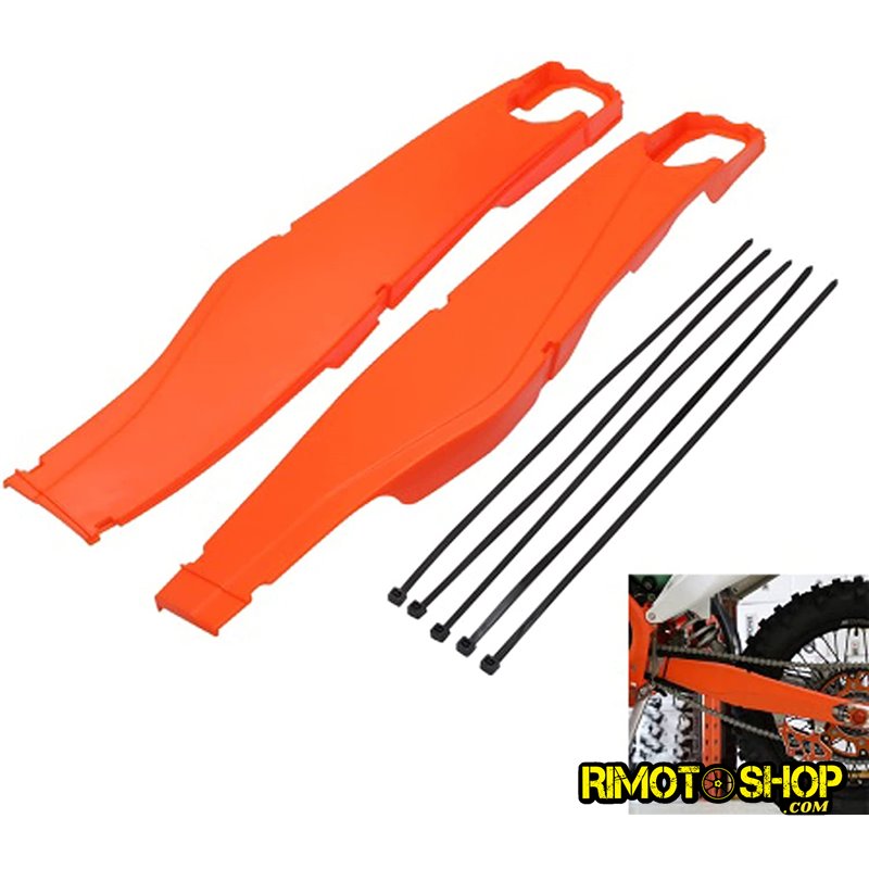 Plastiche protezione Forcellone Ktm EXC350F 2012-2020-PDLV-028-RiMotoShop