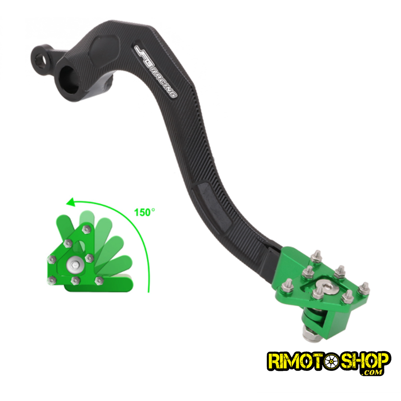 Pedal de palanca de freno kawasaki KX250F 2006-2020-PDLV-036-RiMotoShop