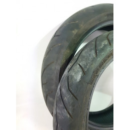 Kawasaki ER 6N gomme Pirelli Diablo rosso II