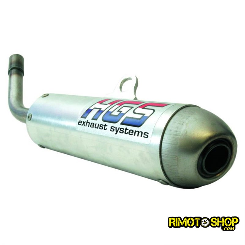 Silenziatore Scarico HGS per TM Racing MX 125 2015-2022-SLX125TM15-RiMotoShop