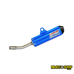 Silencioso de escape HGS per Yamaha YZ 125 2005-2022-SLX125YZ05-RiMotoShop