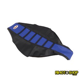 Blue and black zebra seat cover Yamaha YZ250 1996-2001-JFG.