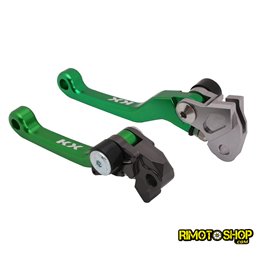 Coppia leve freno e frizione CNC Kawasaki KX65 2000-2017-JFG.