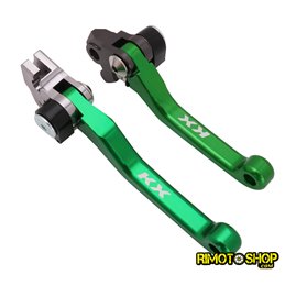 Par de manetas de freno y embrague CNC Kawasaki KX65 2000-2017-JFG.