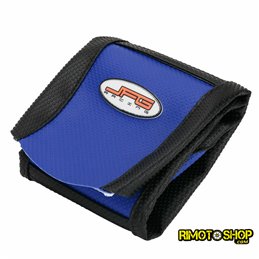 Blue and black zebra seat cover Yamaha YZ250F 2010-2013-JFG.