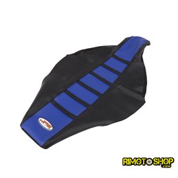 Blue and black zebra seat cover Yamaha YZ426F 1998-2002-JFG.