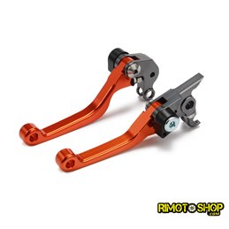 Pair of CNC brake and clutch levers KTM 144 SX 2007-2008-JFG.