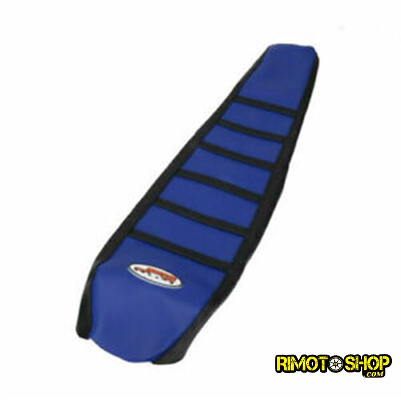 Blue and black zebra seat cover Yamaha YZ250 2002-2017-JFG.