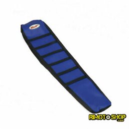 Blue and black zebra seat cover Yamaha YZ250 2002-2017-JFG.