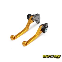 Pair of CNC brake and clutch levers Suzuki RM85