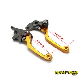 Par de manetas de freno y embrague CNC Suzuki DRZ400S 2000-2019-JFG.