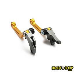 Par de manetas de freno y embrague CNC Suzuki DRZ400S 2000-2019-JFG.