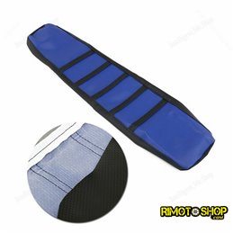 Blue and black zebra seat cover Yamaha WR250F 2007-2008-JFG.