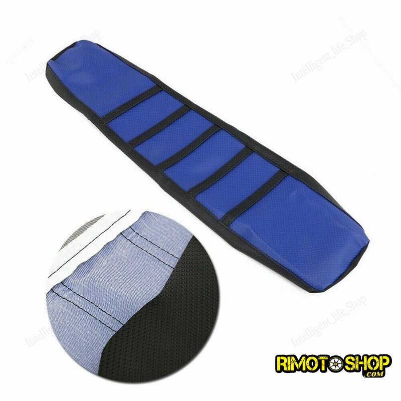 Blue and black zebra seat cover Yamaha WR250F 2007-2008-JFG.