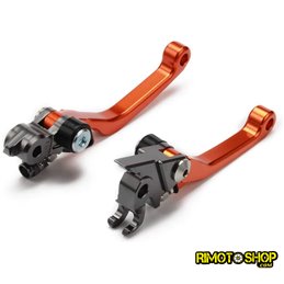 Par de manetas de freno y embrague CNC KTM EXC125 (SIX DAYS) 2009-2010-JFG.