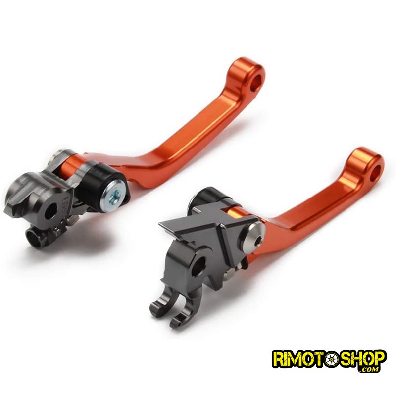 Par de manetas de freno y embrague CNC KTM EXC125 (SIX DAYS) 2009-2010-JFG.