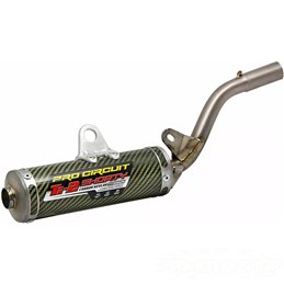 Silenziatore scarico in carbonio-kevlar KAWASAKI KX100 98-15 (Euro)