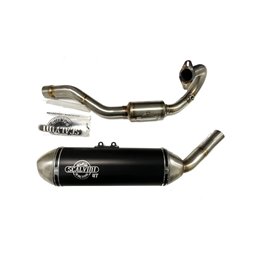 Scalvini Fantic 125 XMF 2021-2022 Euro 5 - completo nero/acciaio-005.105403|RiMotoShop