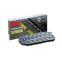 Catena RK passo 520 enduro duratura con RX-RING 120 maglie -