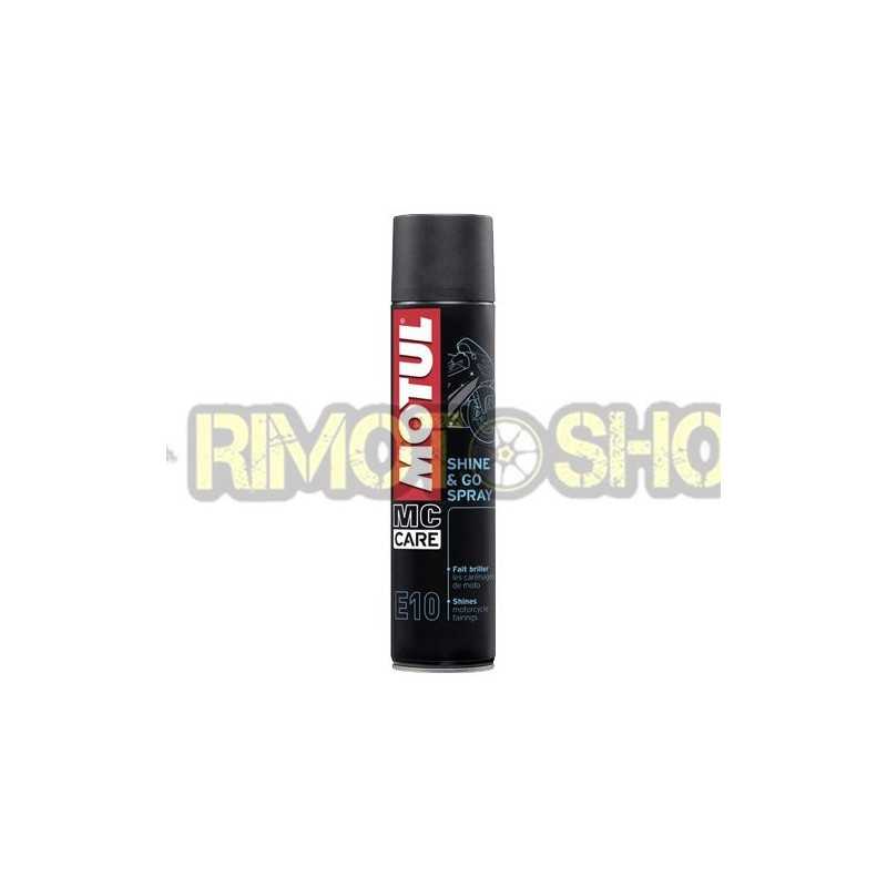 Spray lucidante siliconico Motul E10 Shine e Go - 400 ml-ML103175-Motul