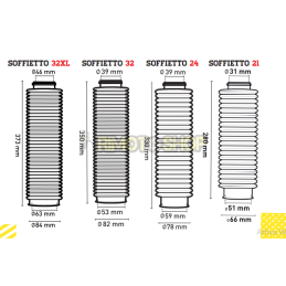 SOFFIETTI FORCELLE 32 DENTI ROSSO-507107-CIRCUIT equipmet