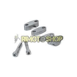 Kit rialzi per manubrio 28.6 mm grigi-WDL-9012-WRP