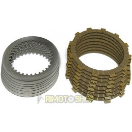 Aprilia ETX 350 86/92 kit Discos de embrague Fiber + Acero-7470082-RiMotoShop