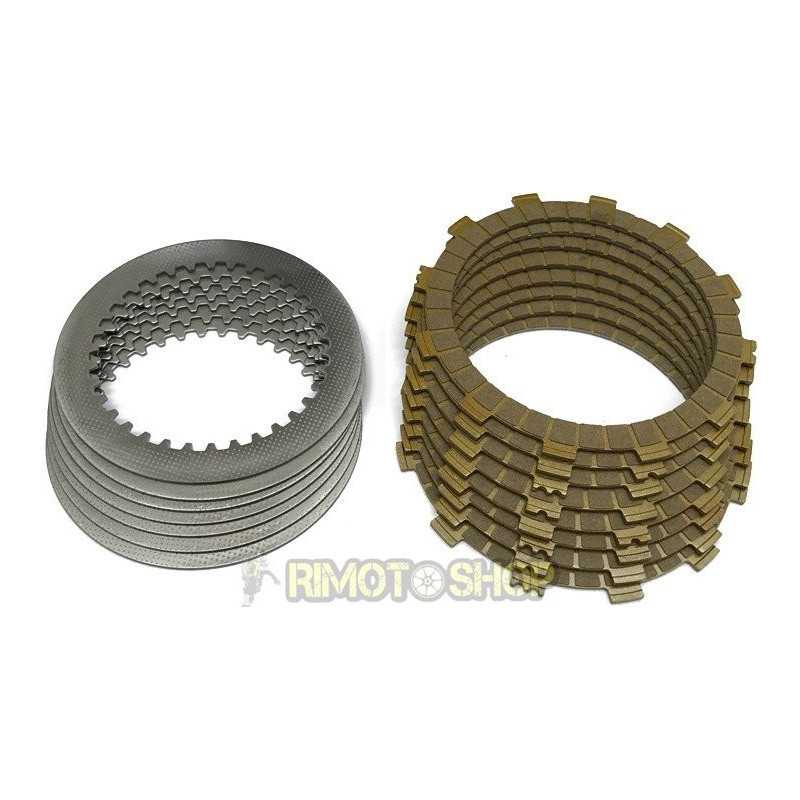 Aprilia ETX 350 86/92 kit Discos de embrague Fiber + Acero-7470082-RiMotoShop