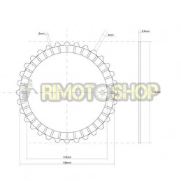 SUZUKI 1100 GSX R 89/92 Kit Dischi frizione Guarniti