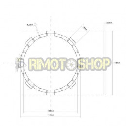 HONDA CBR R (JC34/J39) 125 04/07 Kit Dischi frizione