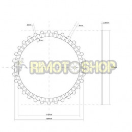 SUZUKI 1100 GSX R 93/98 Kit Dischi frizione Guarniti