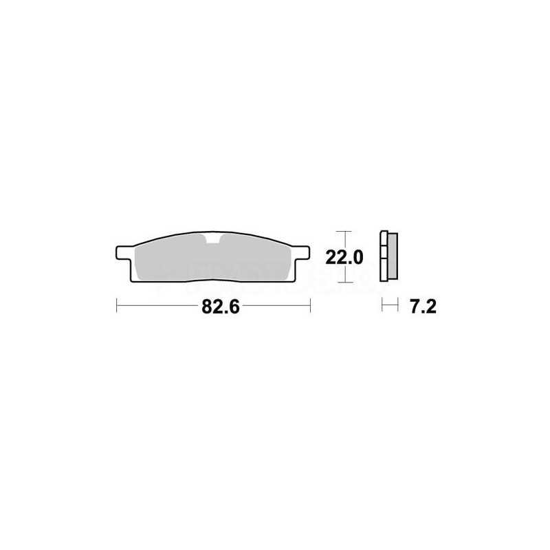 Pastiglie freno AP Yamaha YZ 85 02-18 anteriori