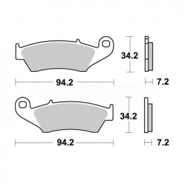 Pastiglie freno WRP Beta RR 480 15-18 anteriori