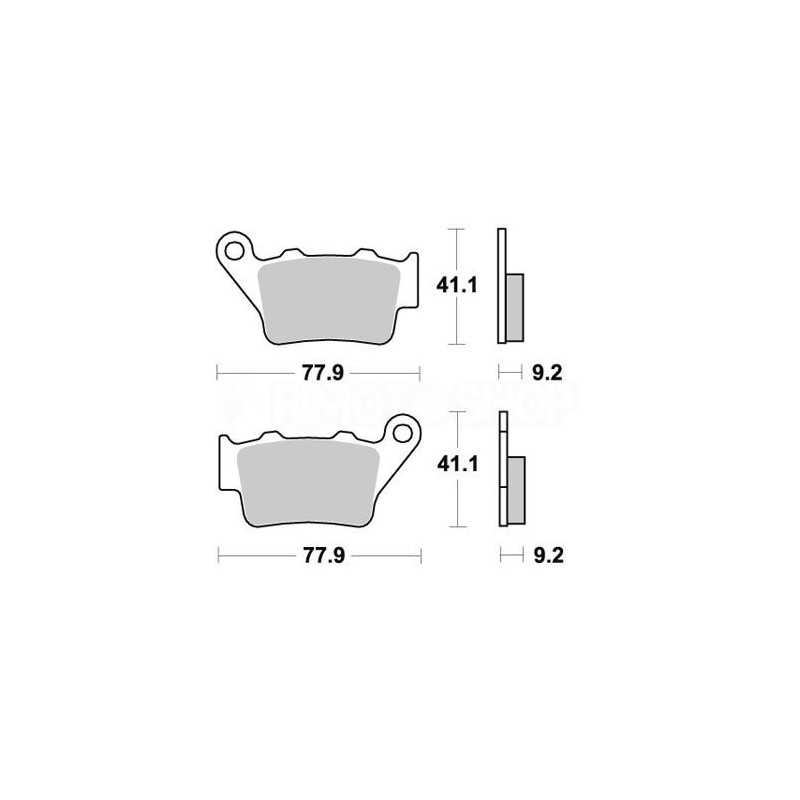 Pastiglie freno AP TM EN/MX 250 95-00 posteriori