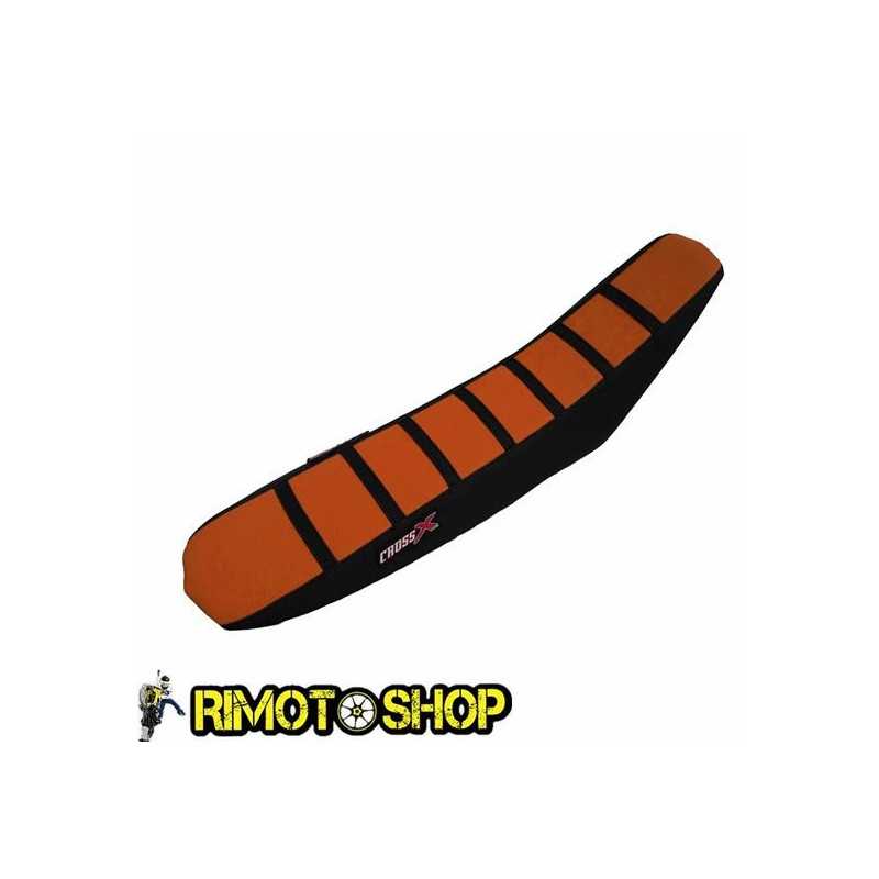 Seat Cover CrossX KTM 250 SX 17-18 race Orange-black-M518-3OBB-RiMotoShop