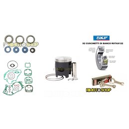 KIT REVISIONE MOTORE BIELLA CON PISTONE WOSSNER HONDA HM 125