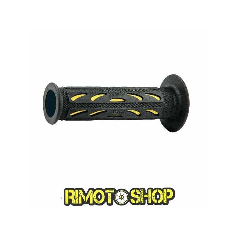 Manopole STRADA FORATE PROGRIP 724 DUAL DENSITY GIALLO-431043-ProGrip