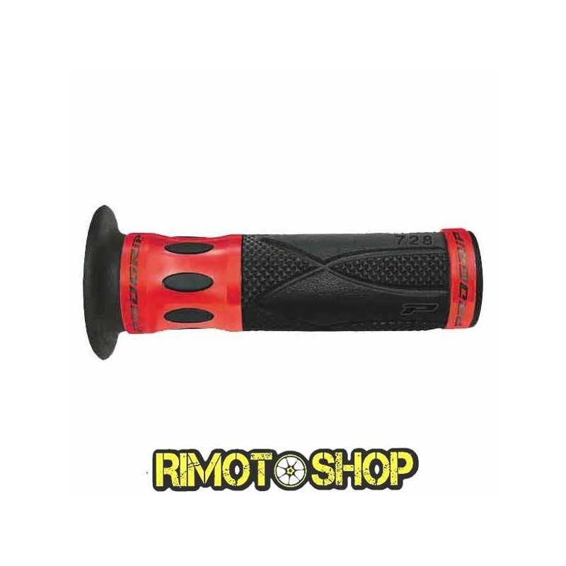 Manopole STRADA FORATE PROGRIP 728 ROSSO-431052-ProGrip