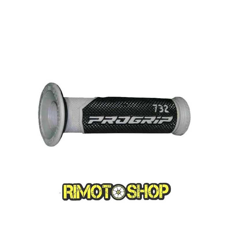 Manopole STRADA FORATE PROGRIP 732 DUAL DENSITY GRIGIO-431066-ProGrip